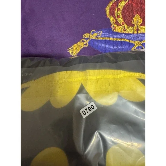 Vintage 1989 Batman Jerzees Graphic Print Black Tee Shirt Single Stitch Sz M USA - Picture 8 of 8